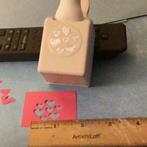 Hearts paper punch